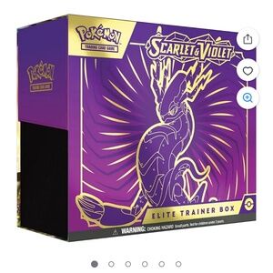 Pokemon’ Scarlet & Violet Elite Trainer box set